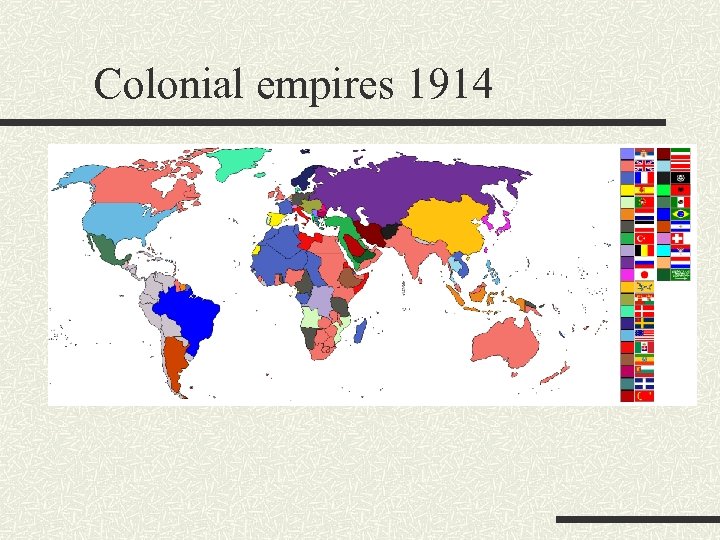 Colonial empires 1914 