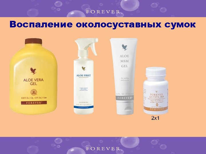 Воспаление околосуставных сумок 2 x 1 