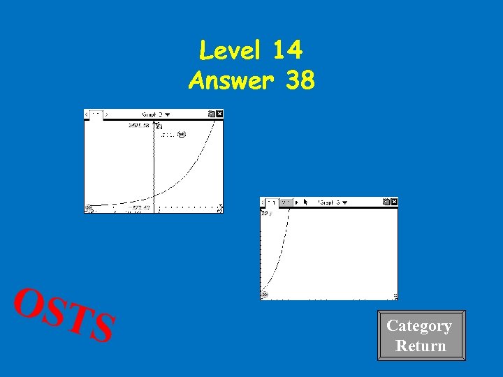 Level 14 Answer 38 OST S Category Return 