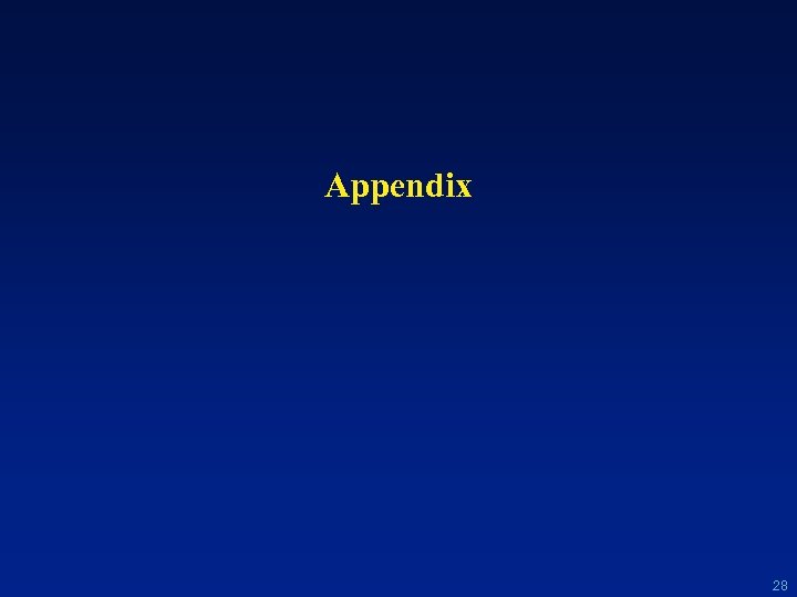 Appendix 28 