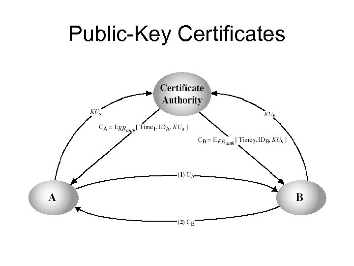 Public-Key Certificates 