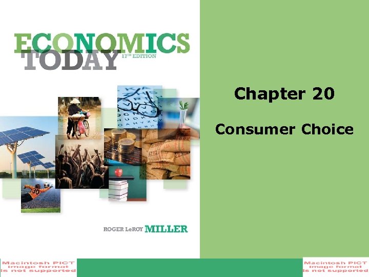 Chapter 20 Consumer Choice 