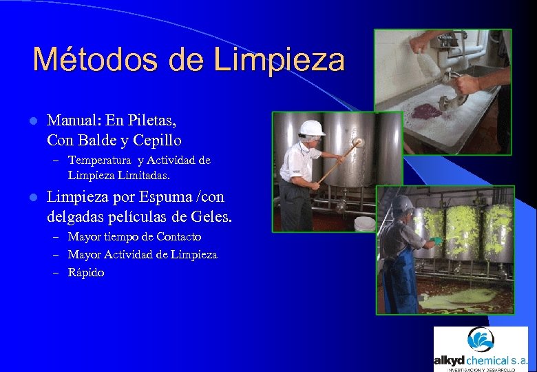 Métodos de Limpieza l Manual: En Piletas, Con Balde y Cepillo – Temperatura y