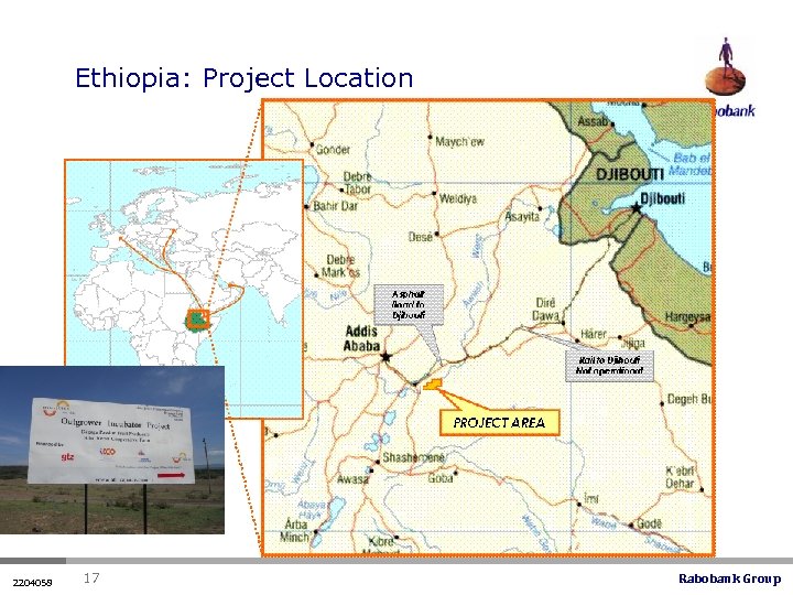Ethiopia: Project Location 2204058 17 Rabobank Group 
