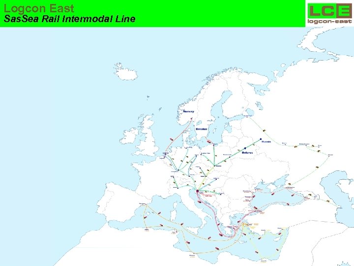 Logcon East Sas. Sea Rail Intermodal Line Copyright Logcon East Gmb. H 2016 