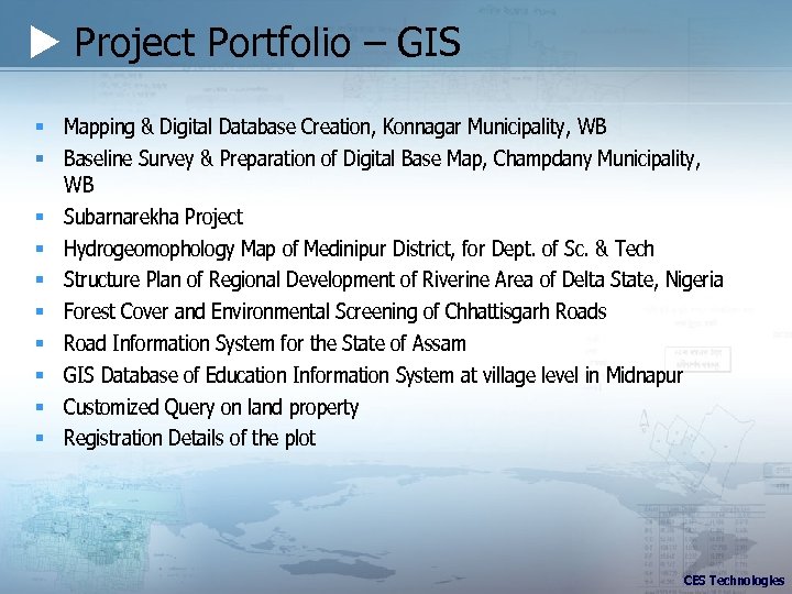  Project Portfolio – GIS § Mapping & Digital Database Creation, Konnagar Municipality, WB