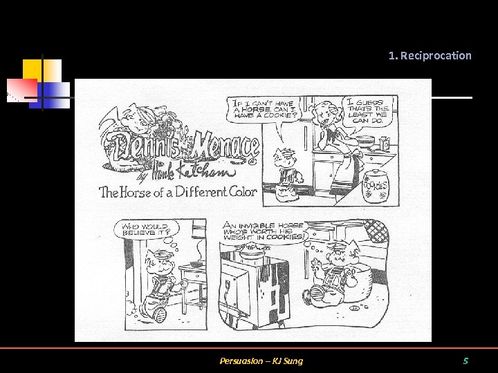 1. Reciprocation Persuasion – KJ Sung 5 