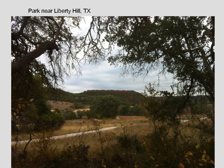 Park near Liberty Hill, TX 