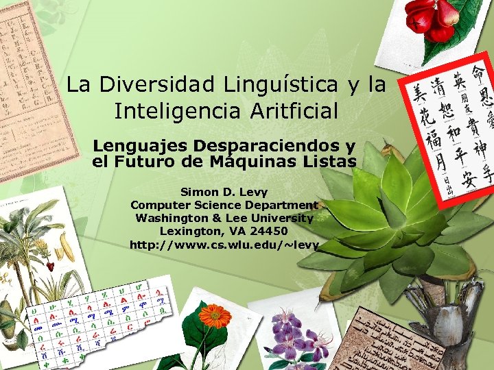 La Diversidad Linguística y la Inteligencia Aritficial Lenguajes Desparaciendos y el Futuro de Máquinas
