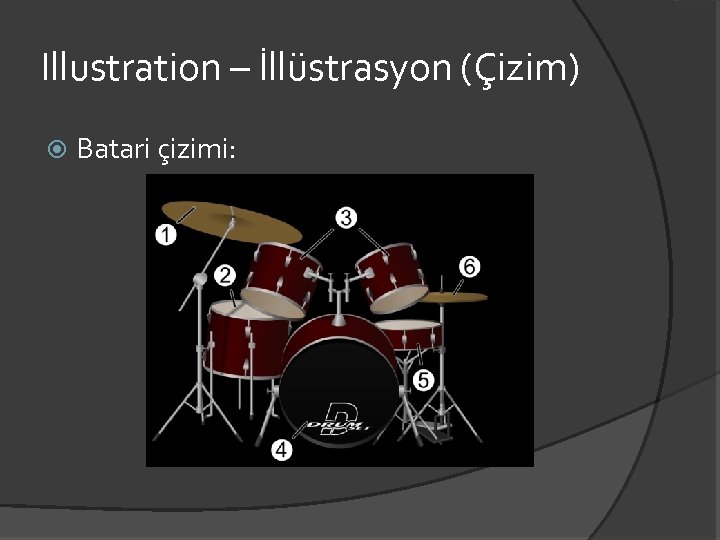 Illustration – İllüstrasyon (Çizim) Batari çizimi: 