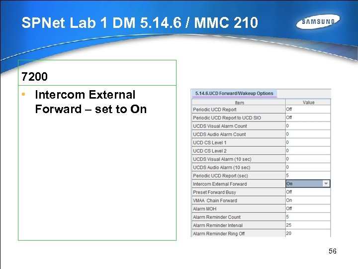 SPNet Lab 1 DM 5. 14. 6 / MMC 210 7200 • Intercom External