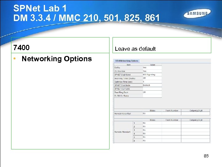 SPNet Lab 1 DM 3. 3. 4 / MMC 210, 501, 825, 861 7400