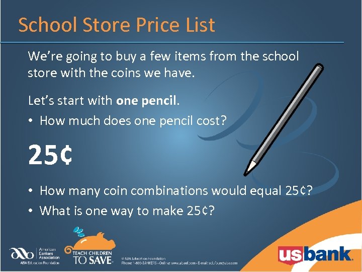 School Store Price List We’re going to buy a few items from the school