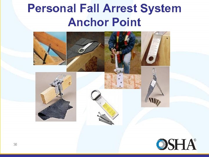 Personal Fall Arrest System Anchor Point 36 