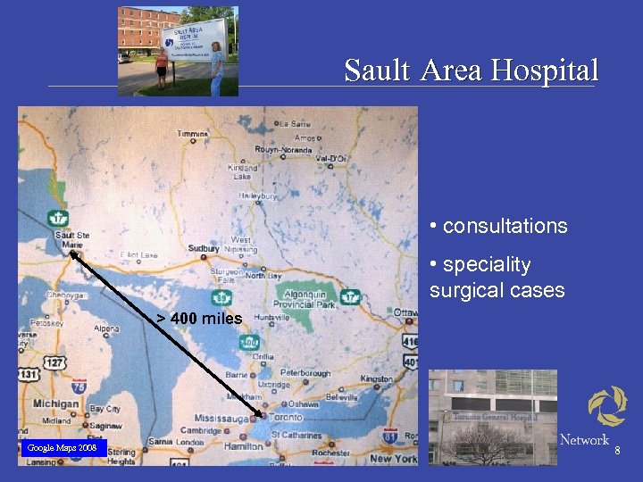 Sault Area Hospital • consultations • speciality surgical cases > 400 miles Google Maps