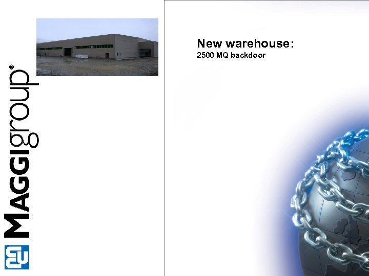 New warehouse: 2500 MQ backdoor 