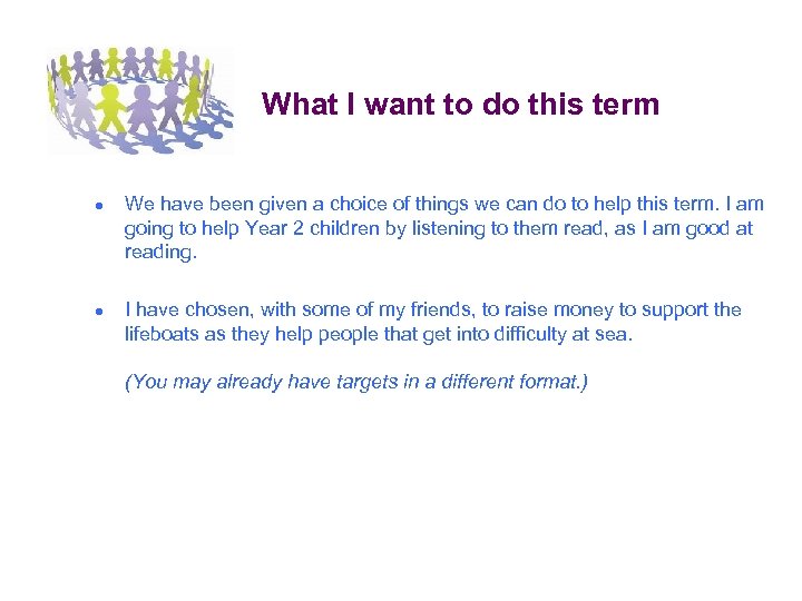 What I want to do this term ● We have been given a choice