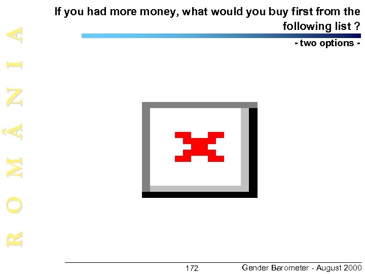 R O M N I A If you had more money, what would you