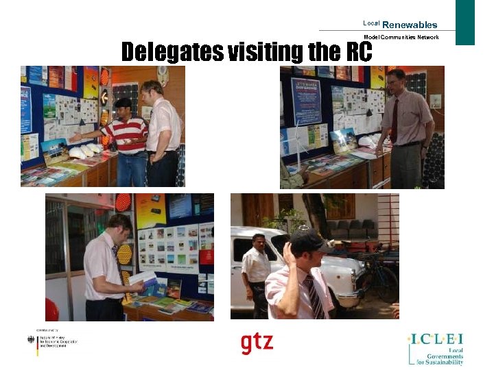 Local Renewables Model Communities Network Delegates visiting the RC 