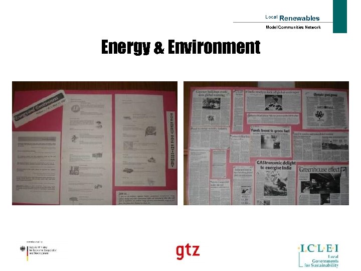 Local Renewables Model Communities Network Energy & Environment 