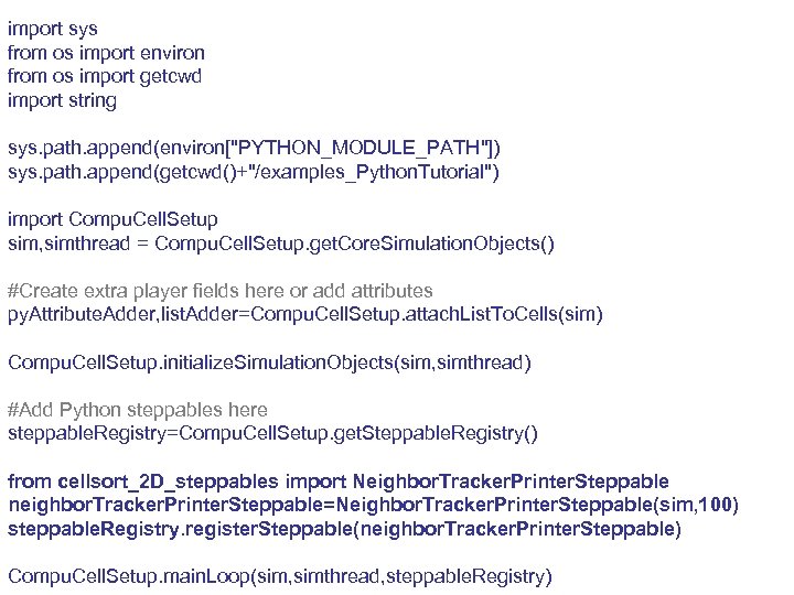 import sys from os import environ from os import getcwd import string sys. path.