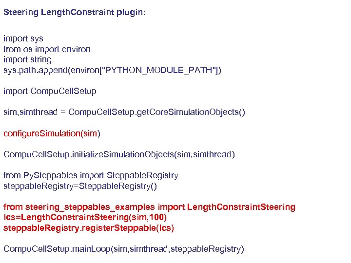 Steering Length. Constraint plugin: import sys from os import environ import string sys. path.