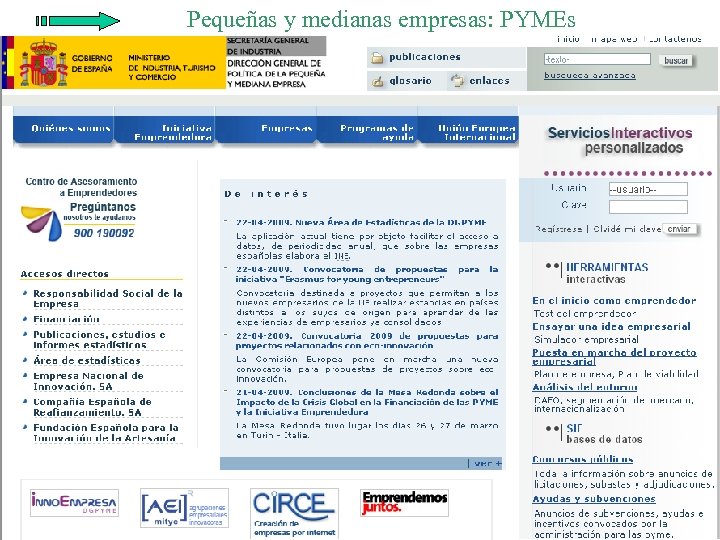 Pequeñas y medianas empresas: PYMEs 