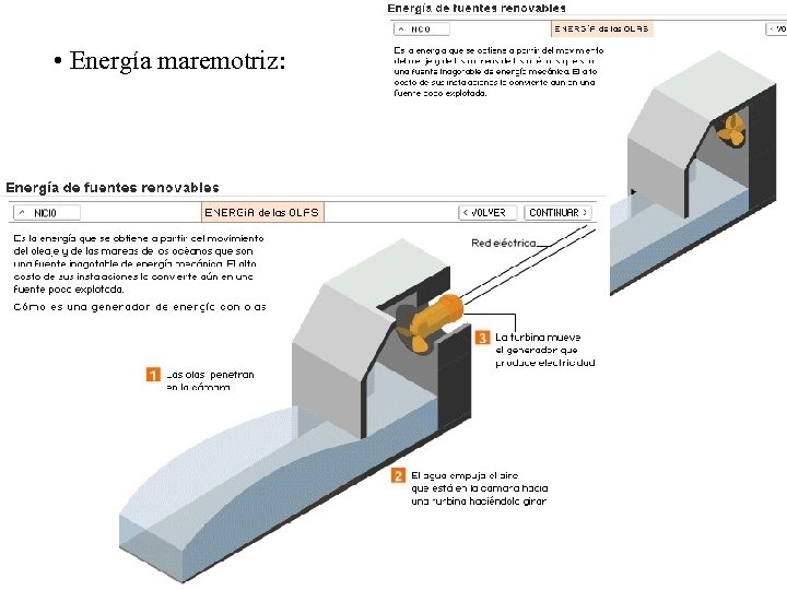  • Energía maremotriz: 