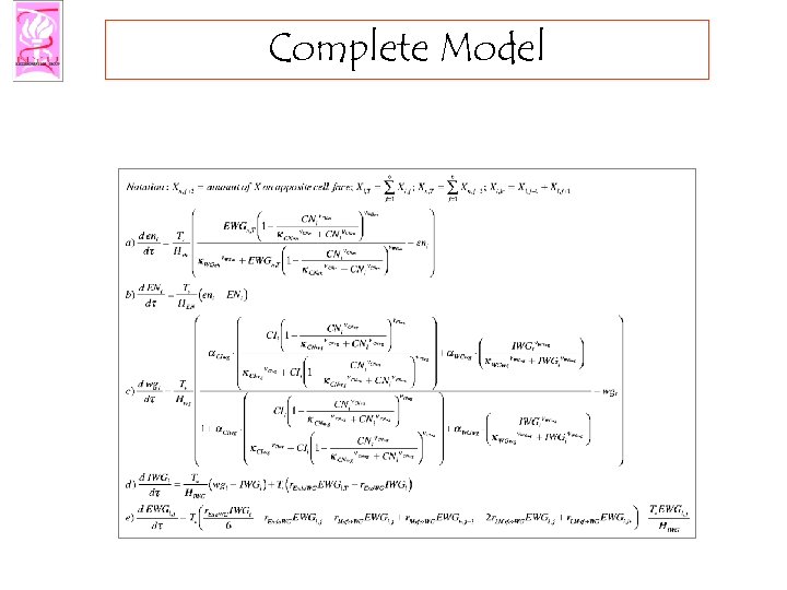 Complete Model 