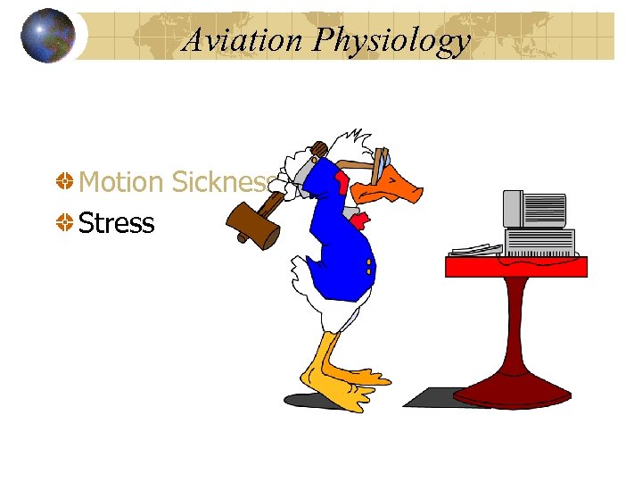 Aviation Physiology Motion Sickness Stress 