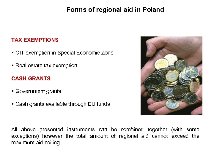 Forms of regional aid in Poland TAX EXEMPTIONS § CIT exemption in Special Economic