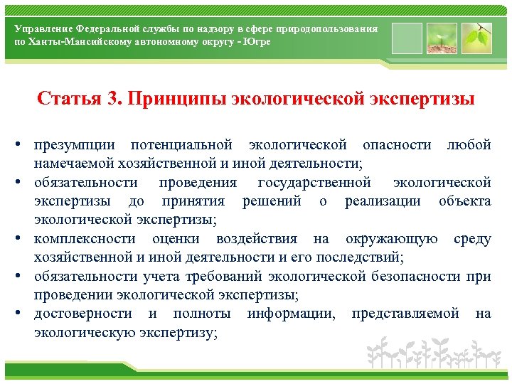 Презумпция экологической опасности хозяйственной деятельности. Принципы экологического контроля презумпция эколог. Федеральная служба по надзору в сфере природопользования. Принципы экологической экспертизы презумпции невиновности. Отчет в федеральную службу по надзору в сфере природопользования.