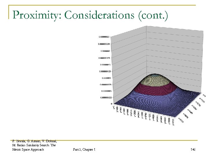 Proximity: Considerations (cont. ) P. Zezula, G. Amato, V. Dohnal, M. Batko: Similarity Search: