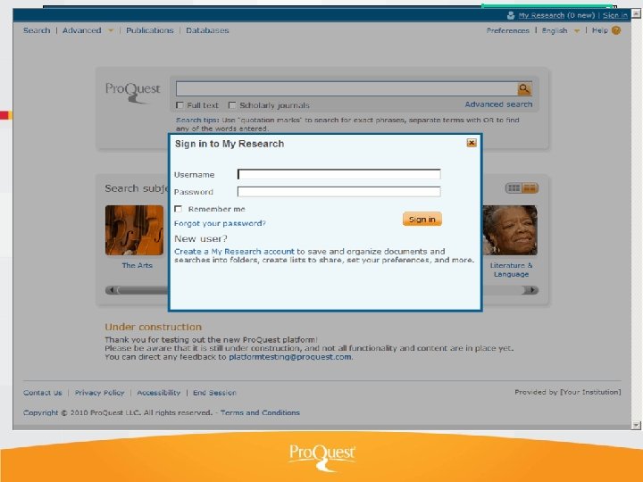 My. Research: можно создать личный аккаунт и сохранять списки результатов, показывать их коллегам и
