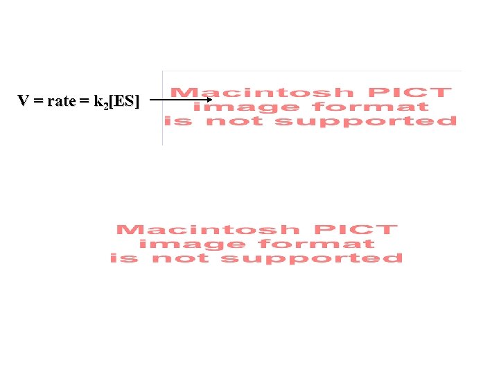 V = rate = k 2[ES] 