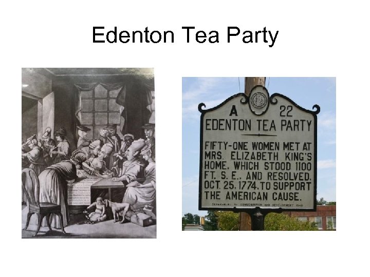 Edenton Tea Party 