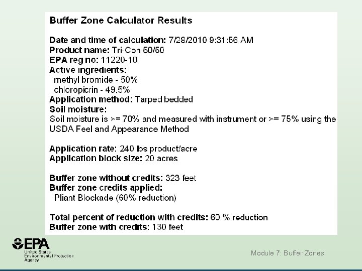 Module 7: Buffer Zones 