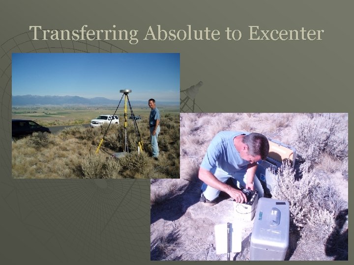 Transferring Absolute to Excenter 