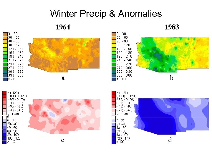 Winter Precip & Anomalies 