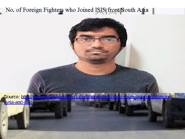 No. of Foreign Fighters who Joined ISIS from South Asia : Source: http: //www.