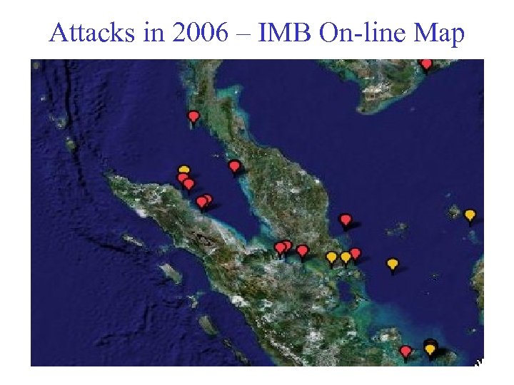 Attacks in 2006 – IMB On-line Map 