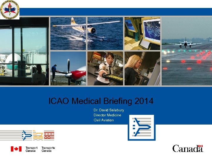 ICAO Medical Briefing 2014 Dr. David Salisbury Director Medicine Civil Aviation 