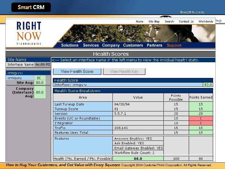 How to Hug Your Customers, and Get Value with Every Squeeze Copyright 2004 Customer.