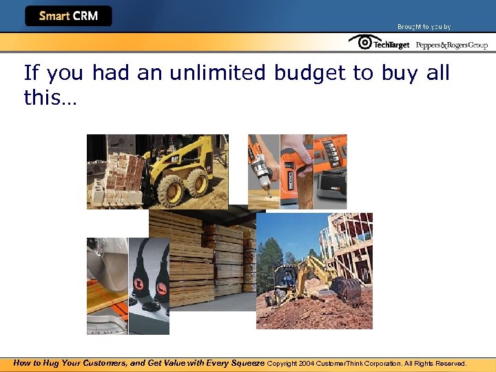 If you had an unlimited budget to buy all this… How to Hug Your