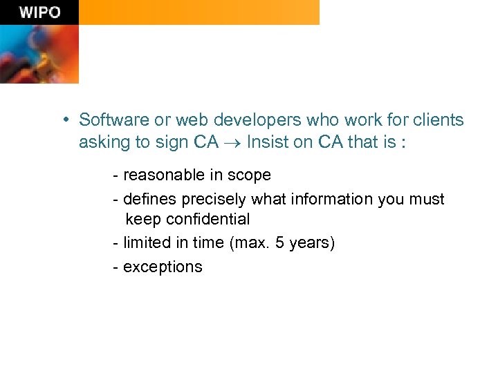  • Software or web developers who work for clients asking to sign CA