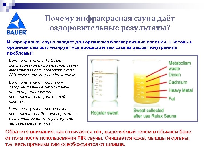 Почему инфракрасная сауна даёт оздоровительные результаты? Инфракрасная сауна создаёт для организма благоприятные условия, в