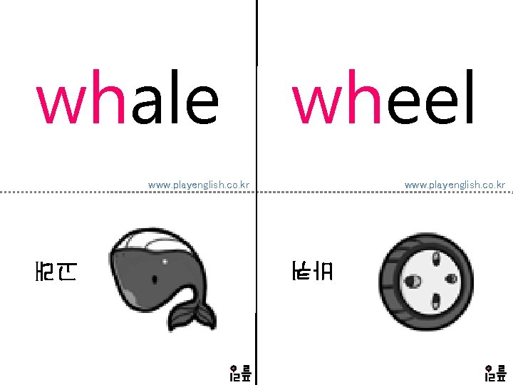 whale wheel www. playenglish. co. kr 바퀴 고래 