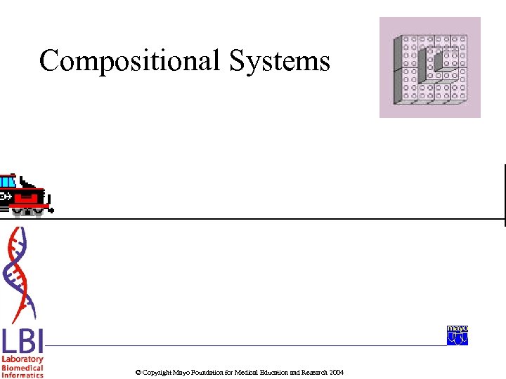 Compositional Systems © Copyright Mayo Foundation for Medical Education and Research 2004 