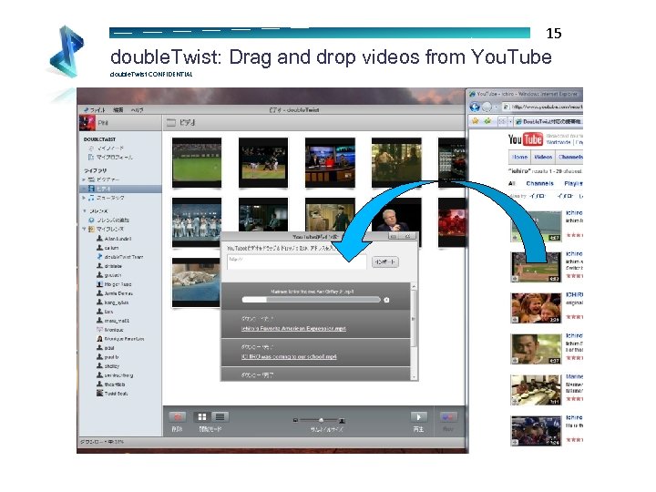 Keep 15 double. Twist: Drag and drop videos from You. Tube double. Twist CONFIDENTIAL