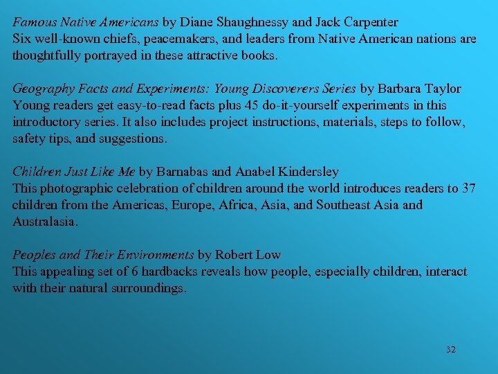 Famous Native Americans by Diane Shaughnessy and Jack Carpenter Six well-known chiefs, peacemakers, and